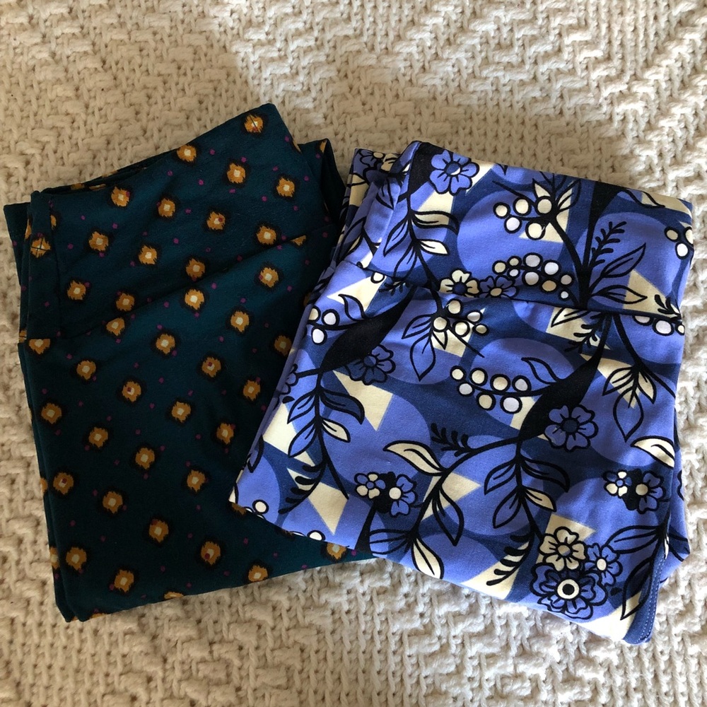 Two pairs of LuLaRoe Leggings (OS)